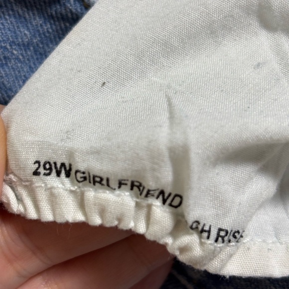 BDG Girlfriend High Rise Distressed Denim Shorts - Picture 5 of 7